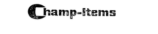 CHAMP-ITEMS logo