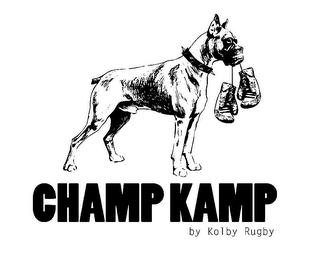 CHAMP KAMP BY KOLBY RUGBY logo