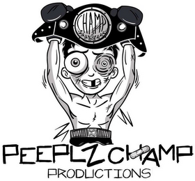 CHAMP PEEPLZ CHAMP PRODUCTIONS 2018 PEEPLZ CHAMP PRODUCTION, LLC logo
