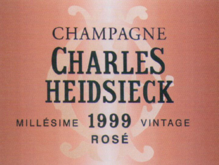 CHAMPAGNE CHARLES HEIDSIECK MILLÉSIME 1999 VINTAGE ROSÉ logo