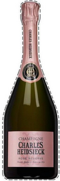 CHAMPAGNE CHARLES HEIDSIECK ROSÉ RÉSERVE MAISON FONDÉE À REIMS EN 1851 logo