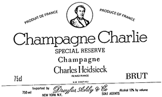 CHAMPAGNE CHARLIE logo