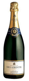 CHAMPAGNE DELAMOTTE BRUT logo