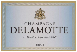 CHAMPAGNE DELAMOTTE LE MESNIL SUR OGER DEPUIS 1760 BRUT logo