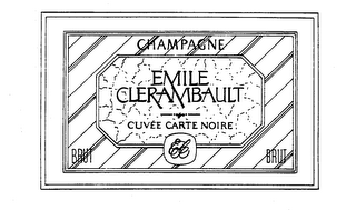 CHAMPAGNE EMILE CLERAMBAULT CUVEE CARTE NOIRE BRUT logo