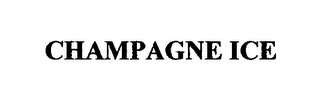 CHAMPAGNE ICE logo