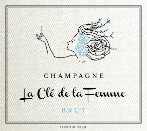 CHAMPAGNE LE CLE DE LA FEMME BRUT PRODUIT OF FRANCE logo