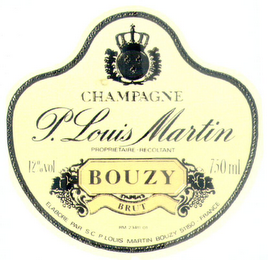 CHAMPAGNE P. LOUIS MARTIN BOUZY logo