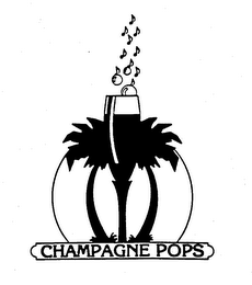 CHAMPAGNE POPS logo