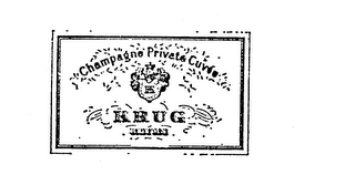 CHAMPAGNE PRIVATE CUVEE K KRUG REIMS logo