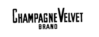 CHAMPAGNE VELVET BRAND logo
