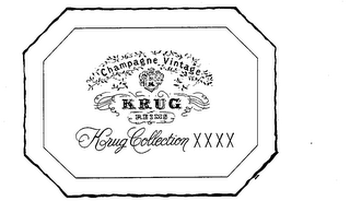CHAMPAGNE VINTAGE K KRUG REIMS KRUG COLLECTION XXXX logo