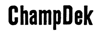 CHAMPDEK logo