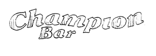CHAMPION BAR logo