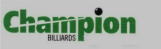 CHAMPION BILLIARDS logo