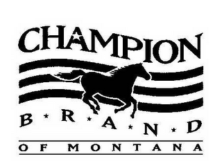 CHAMPION BRAND OF MONTANA logo