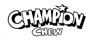 CHAMPION CHEW logo