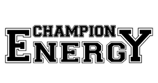 CHAMPION ENERGY logo