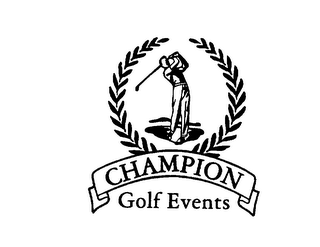 CHAMPION GOLF EVENTS logo