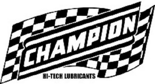 CHAMPION HI-TECH LUBRICANTS logo