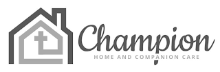 CHAMPION HOME AND COMPANION CARE logo