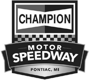 CHAMPION MOTOR SPEEDWAY PONTIAC, MI logo