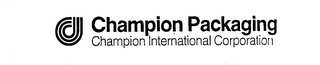 CHAMPION PACKAGING CHAMPION INTERNATIONAL CORPORATION logo