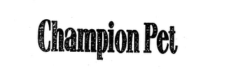 CHAMPION PET logo