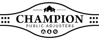 CHAMPION PUBLIC ADJUSTERS logo