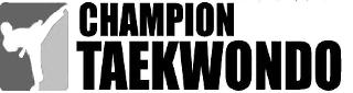CHAMPION TAEKWONDO logo