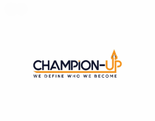 CHAMPION-UP WE DEFINE WHO WE BECOME logo
