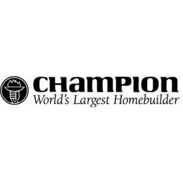 CHAMPION WORLD'S LARGEST HOMEBUILDER logo