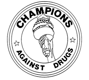 CHAMPIONS AGAINST DRUGS logo