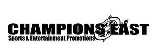 CHAMPIONS EAST SPORTS & ENTERTAINMENT PROMOTIONS E logo