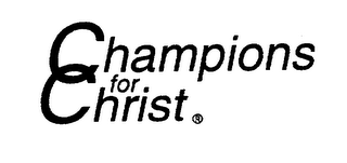 CHAMPIONS FOR CHRIST logo