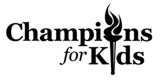 CHAMPIONS FOR KIDS logo