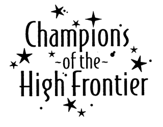 CHAMPIONS -OF THE- HIGH FRONTIER logo