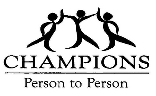 CHAMPIONS PERSON TO PERSON logo