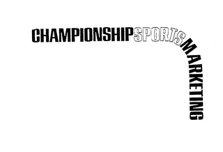 CHAMPIONSHIP SPORTS MARKETING logo