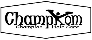 CHAMPKOM CHAMPION HAIR CARE logo