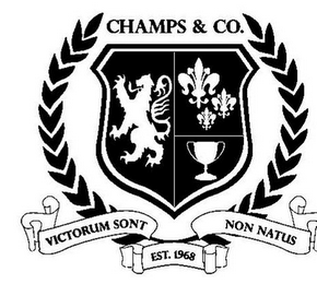 CHAMPS & CO. VICTORUM SONT NON NATUS EST. 1968 logo