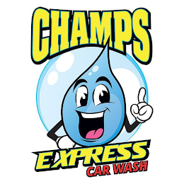 CHAMPS EXPRESS CAR WASH logo