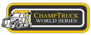 CHAMPTRUCK WORLD SERIES logo