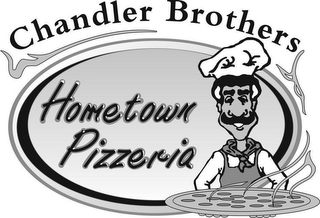 CHANDLER BROTHERS HOMETOWN PIZZERIA logo