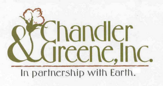 CHANDLER & GREENE, INC. IN PARTNERSHIP WITH EARTH. logo
