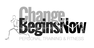 CHANGE BEGINS NOW PERSONAL TRAINING & FITNESS logo