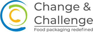 CHANGE & CHALLENGE FOOD PACKAGING REDEFINED logo