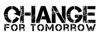 CHANGE FOR TOMORROW logo