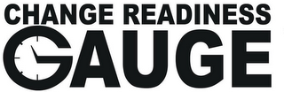 CHANGE READINESS GAUGE logo