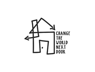CHANGE THE WORLD NEXT DOOR logo